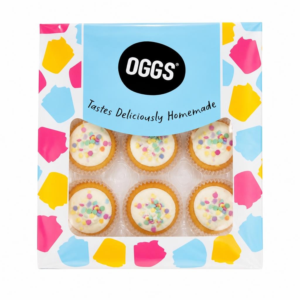 OGGS Mini Vanilla Cupcakes 9pk NEW