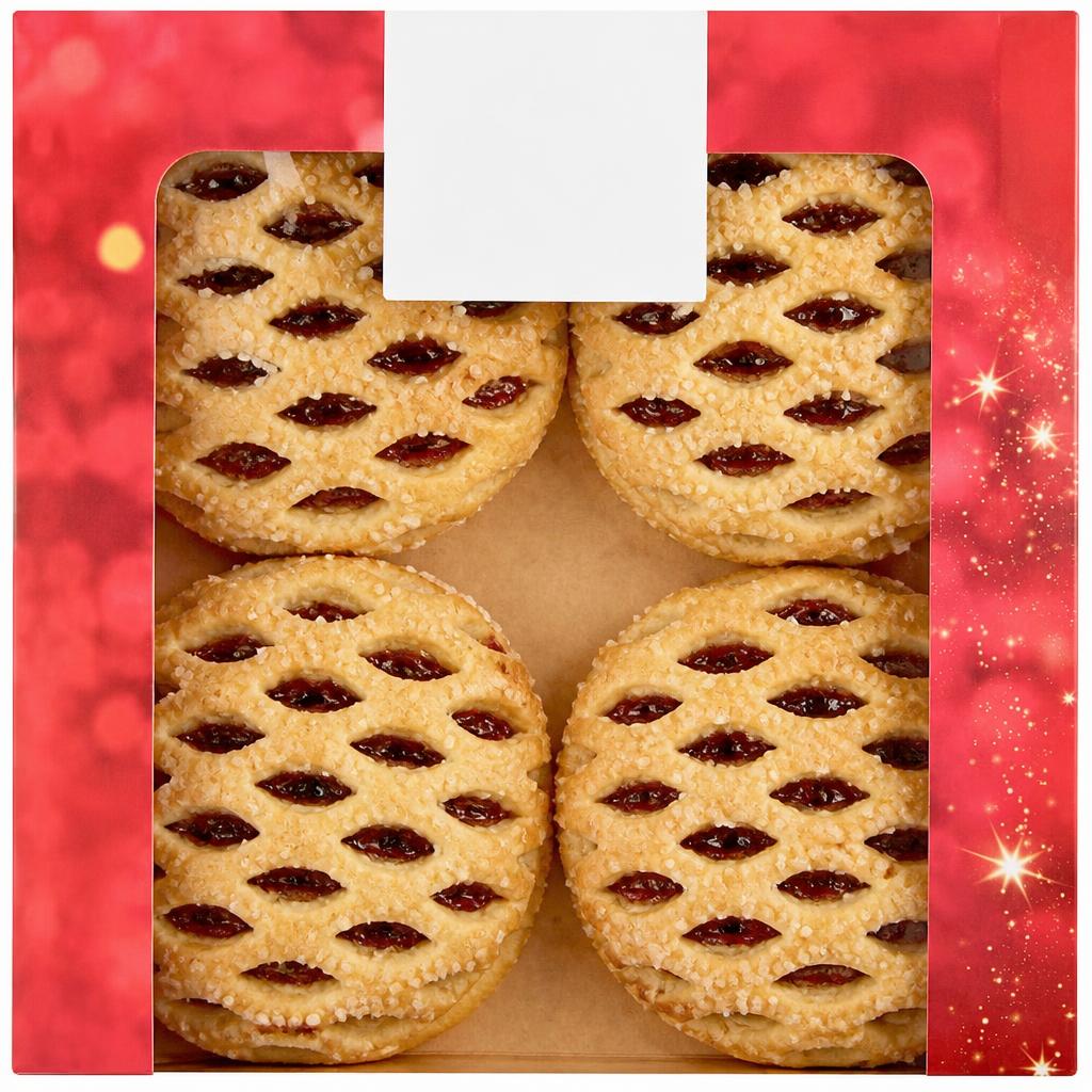 Tesco Lattice Top Puff Pastry Mince Pies 4 Pack
