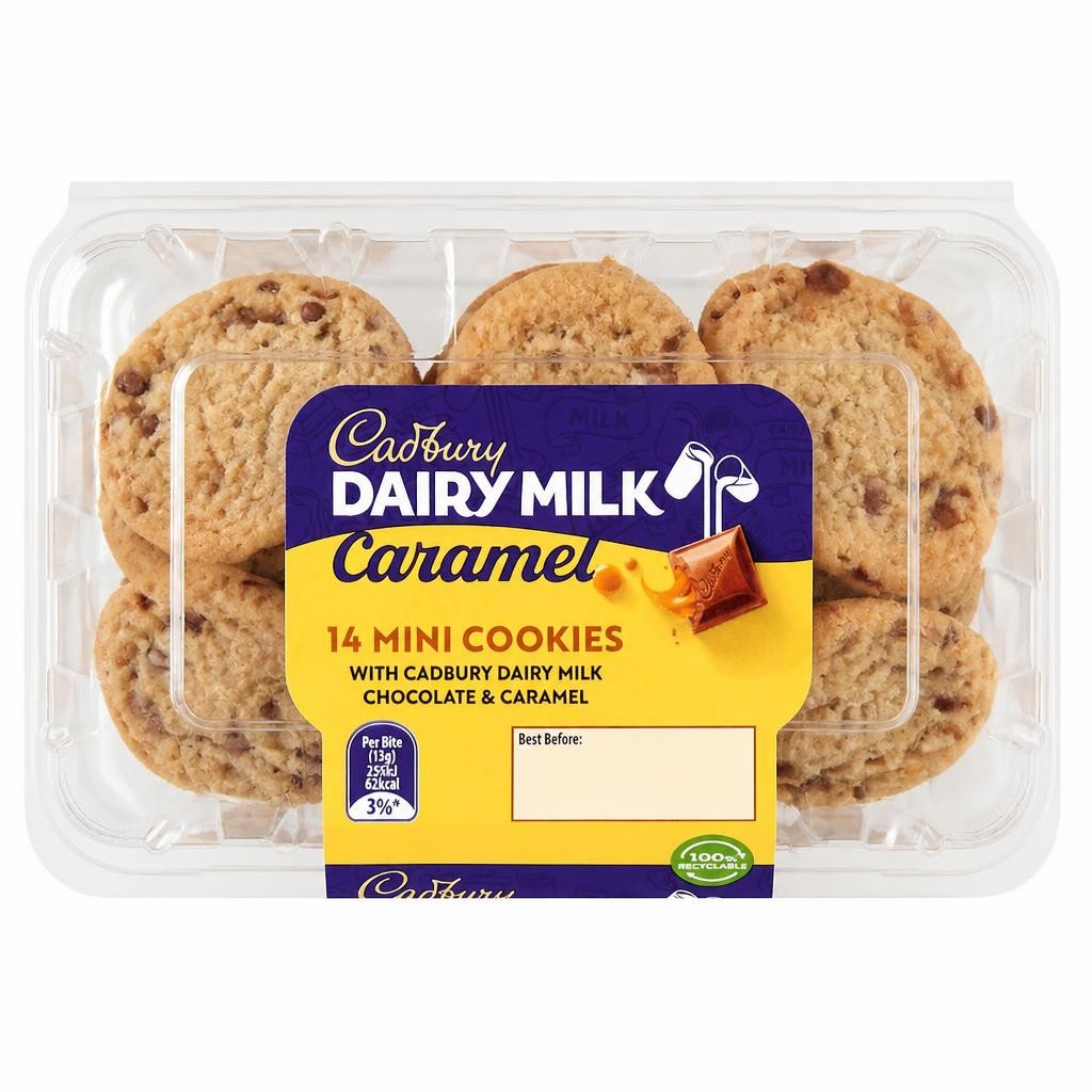 Cadbury Dairy Milk Caramel Mini Cookies X14
