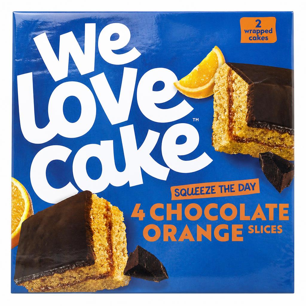 We Love Cake Free From Chocolate Orange Slices 4 pack 132g