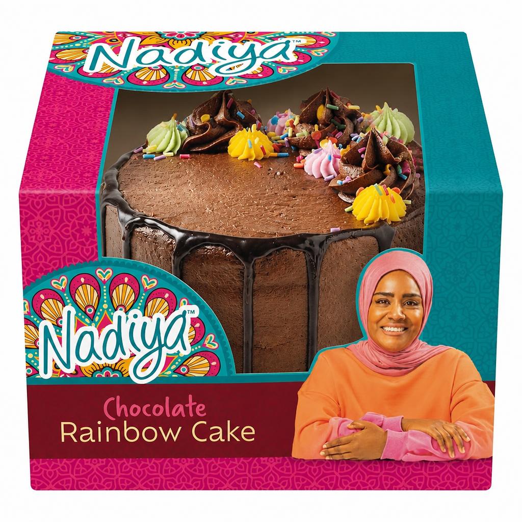 Nadiya Chocolate Rainbow Cake