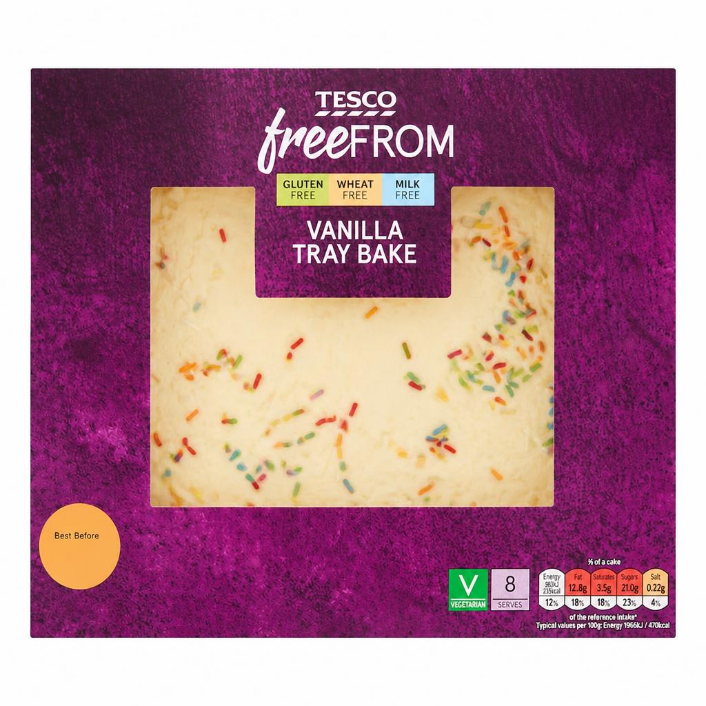 Tesco Free From Vanilla Traybake