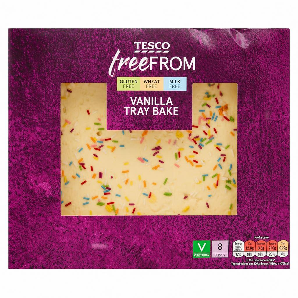 Tesco Free From Vanilla Traybake
