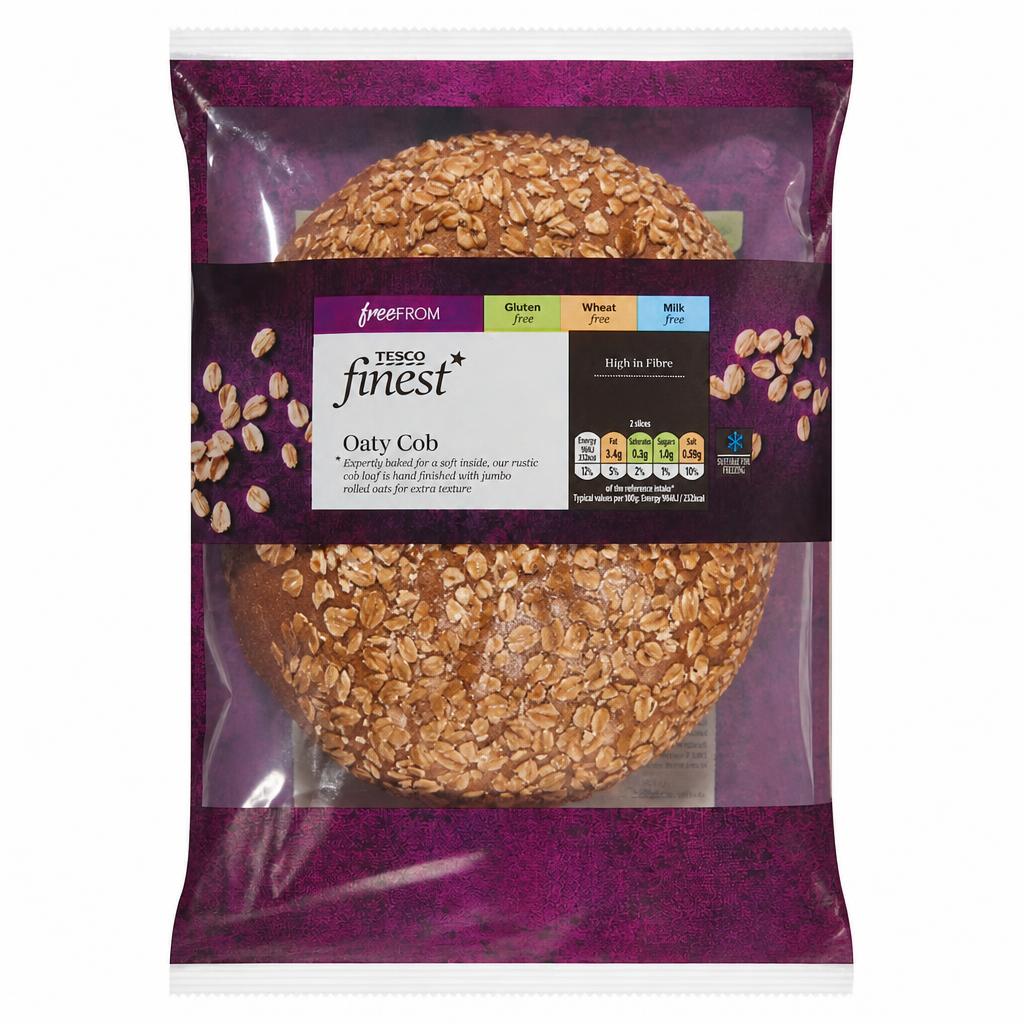 Tesco Finest Free From Oaty Cob 400g