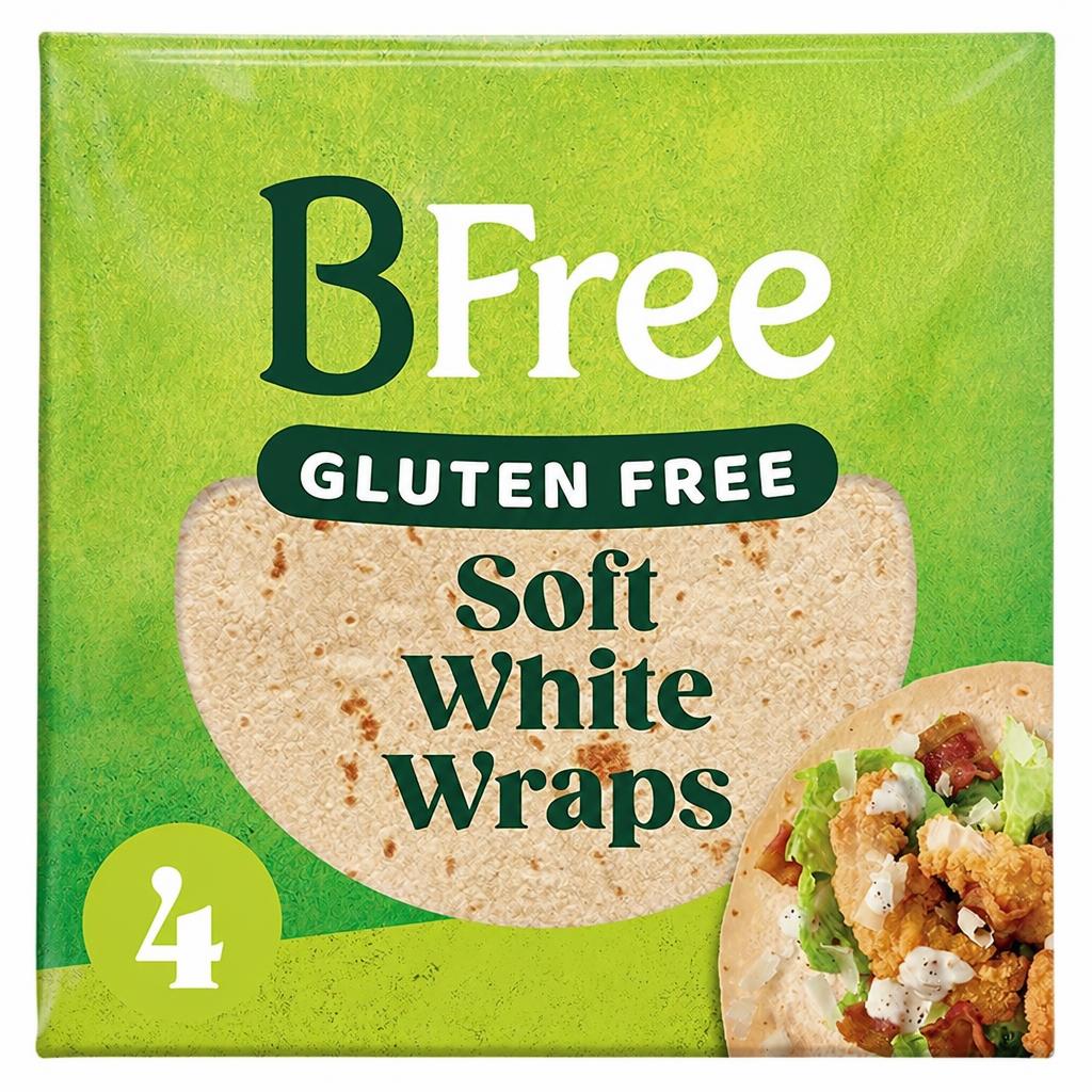 BFree Gluten Free Soft White Wraps 4 x 42g (168g)
