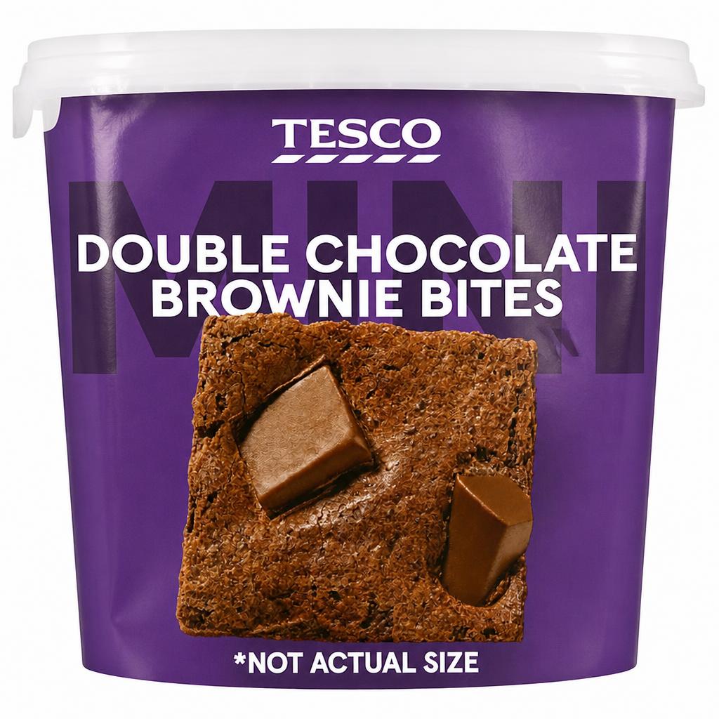 Tesco Double Chocolate Brownie Mini Bites 230g
