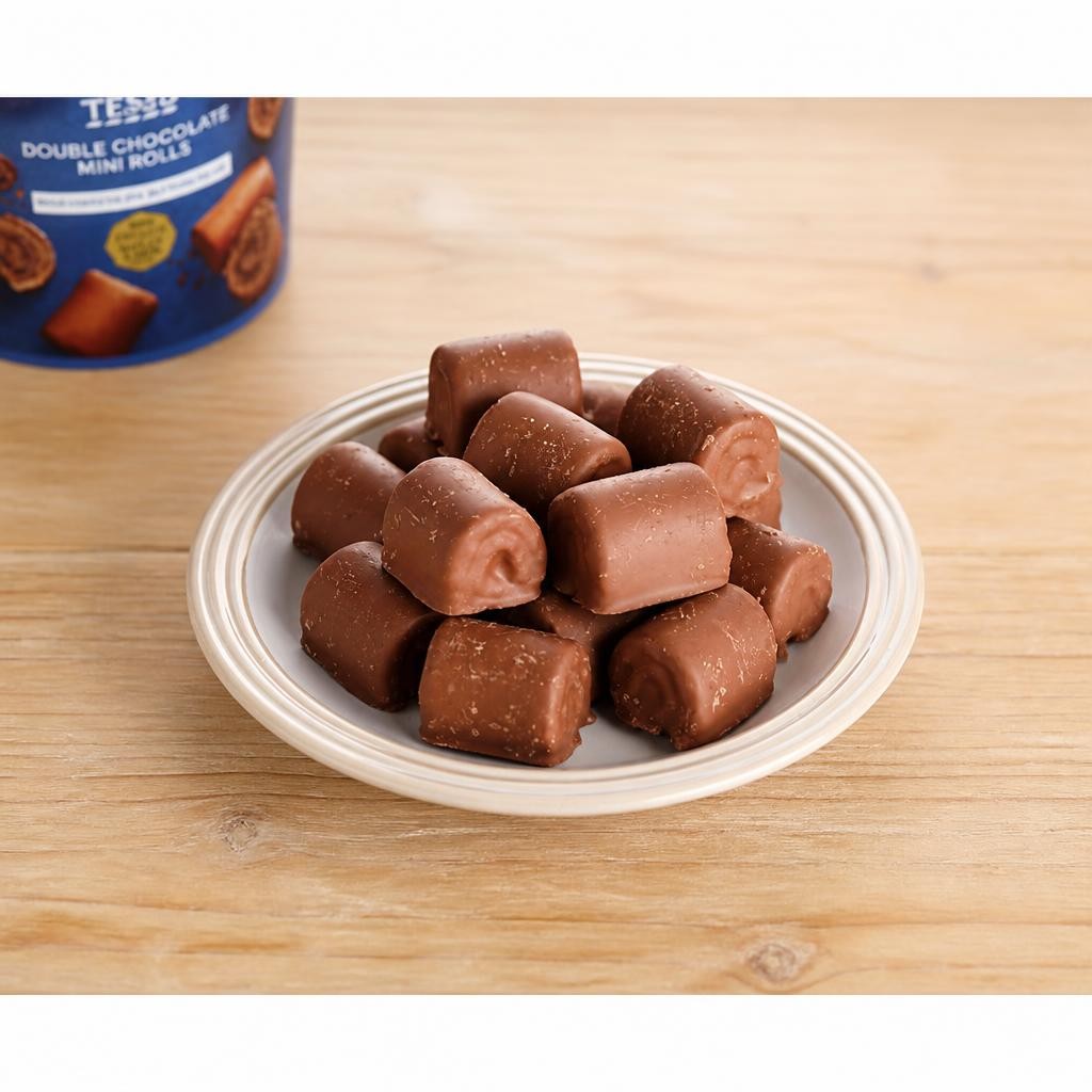 Tesco Double Chocolate Mini Rolls 295g