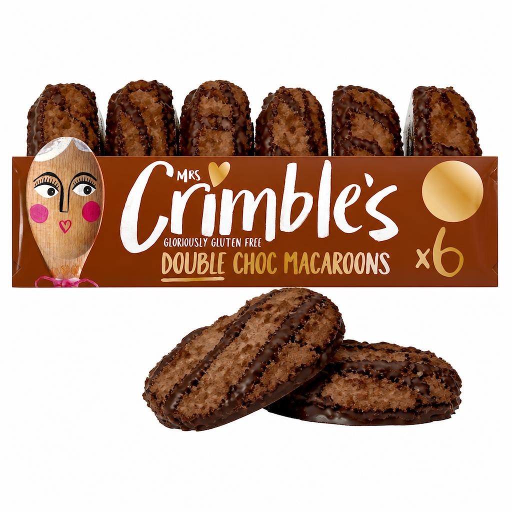 Mrs Crimble's 6 Double Choc Macaroons 195g