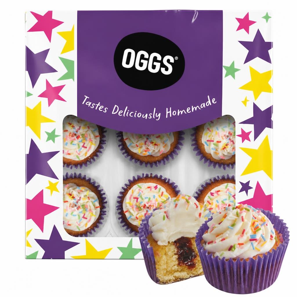 OGGS Mega Birthday Cupcakes 9pk