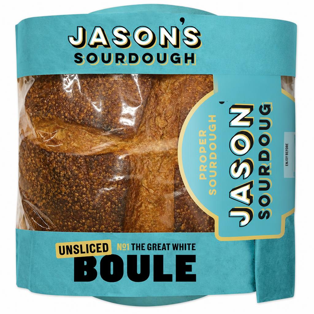 Jason's White Sourdough Boule 550g