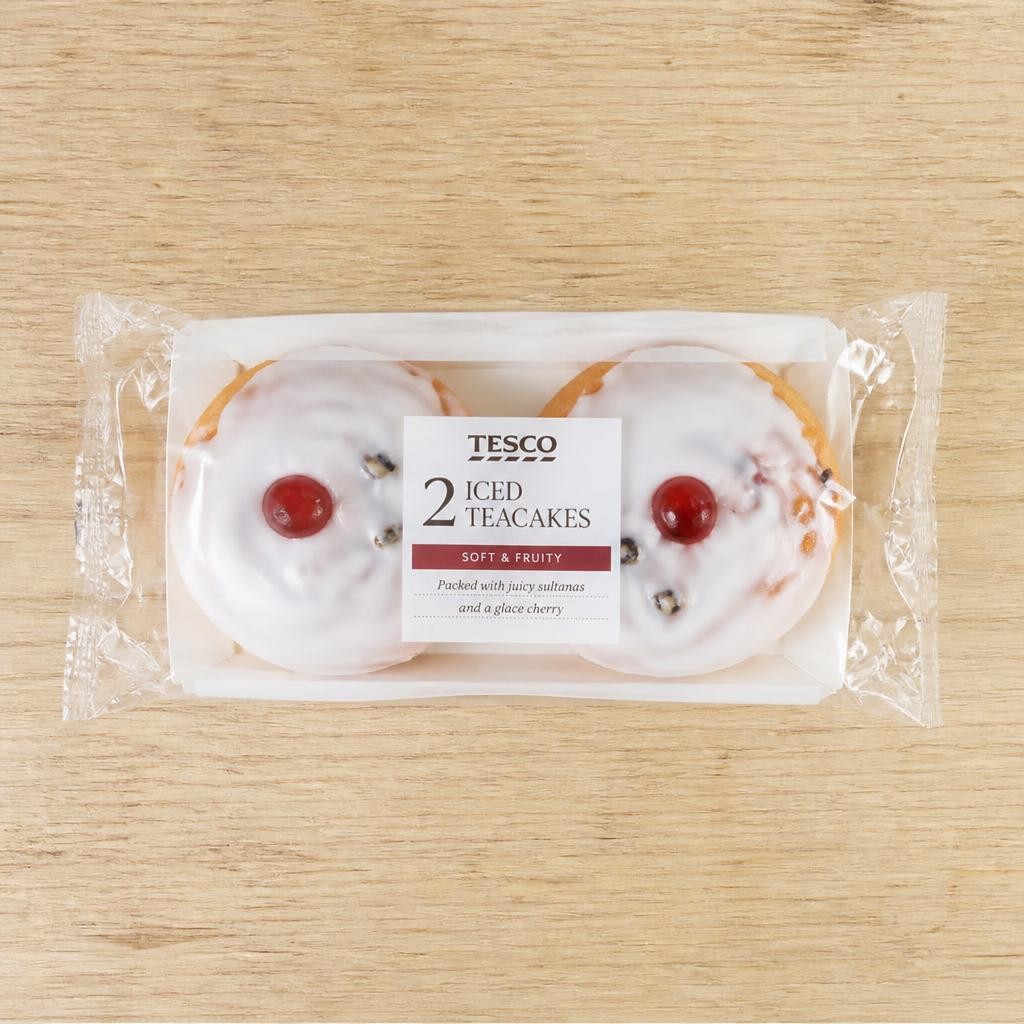 Tesco Belgian Buns 2 Pack