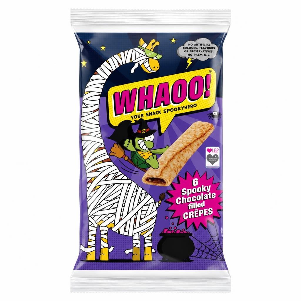 Whaoo! Chocolate Filled Crepes 6 Pack 192g