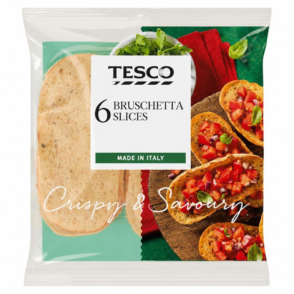 Tesco 6 Bruschetta Slices 180g