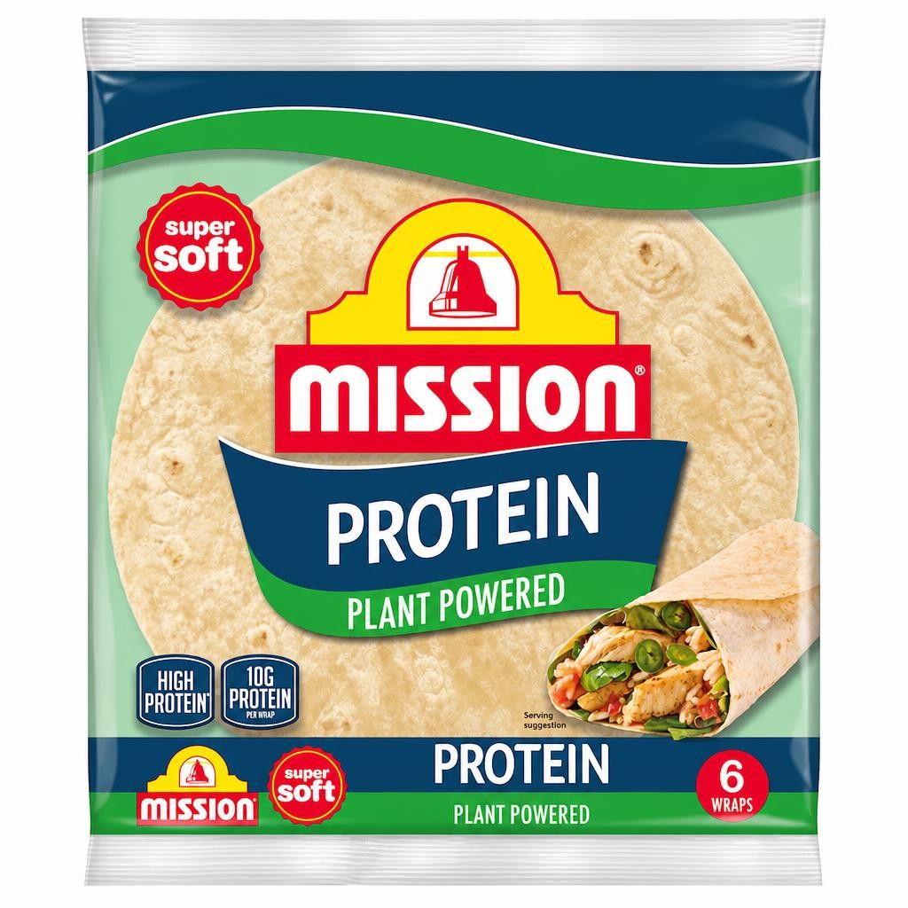 Mission Protein Plant Powered Wraps 6 Pack