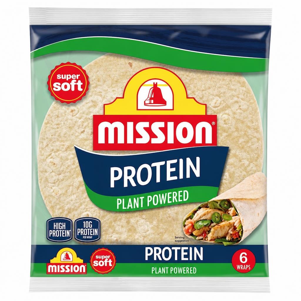Mission Protein Plant Powered Wraps 6 Pack