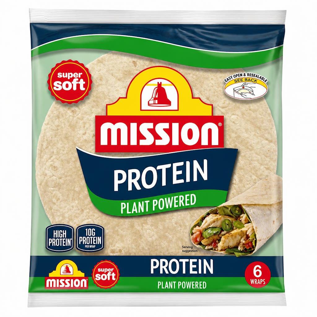 Mission Protein Plant Powered Wraps 6 Pack