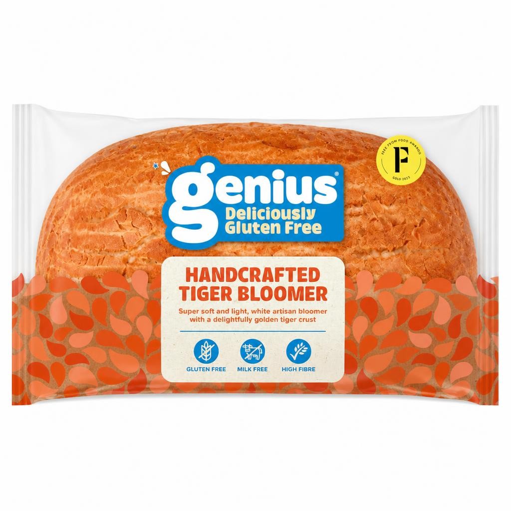 Genius Gluten Free Tiger Bread Bloomer Loaf 400g