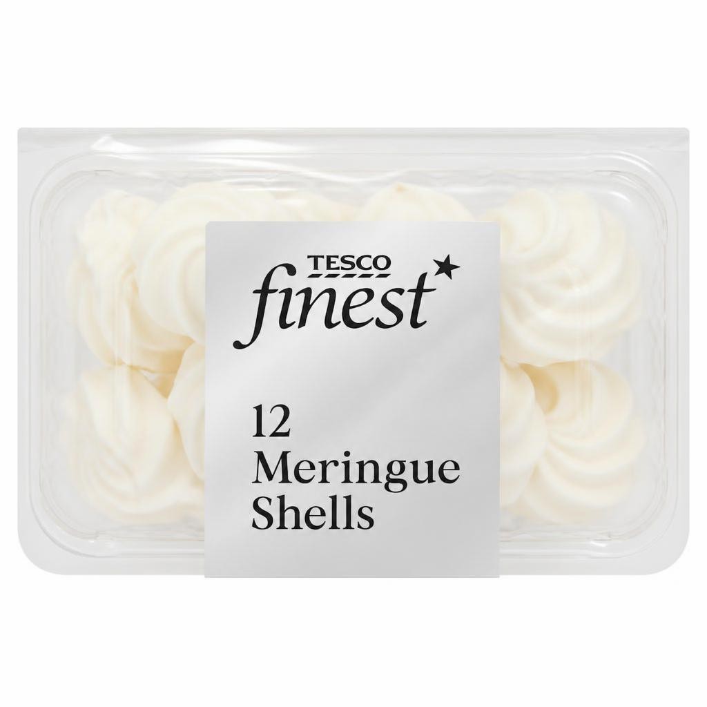 Tesco Finest Meringue Shells 12 Pack