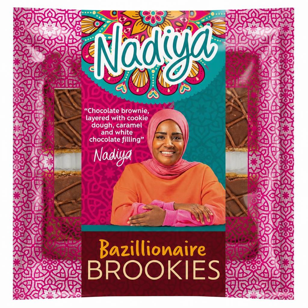 Nadiya Bazillionaire Brookies Slices 176g