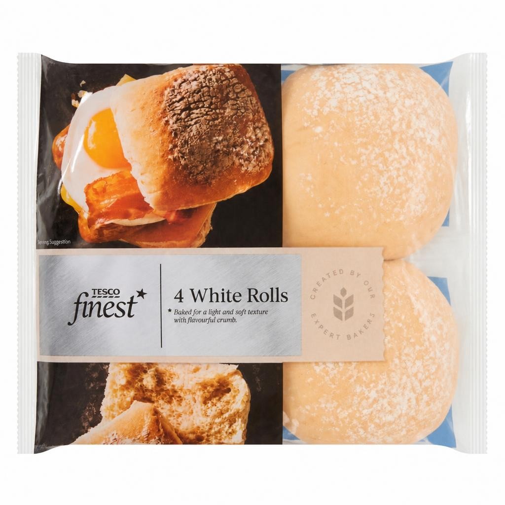 Tesco Finest 4 White Rolls