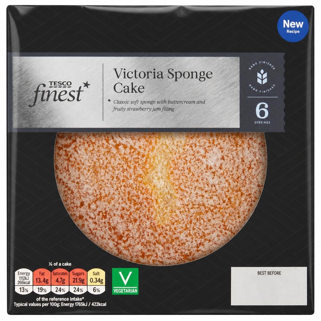 Tesco Finest Victoria Sponge Cake