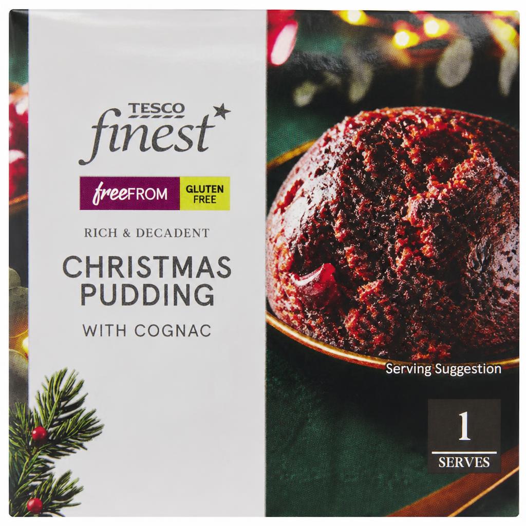 Tesco Finest Free From Christmas Pudding with Cognac 100g