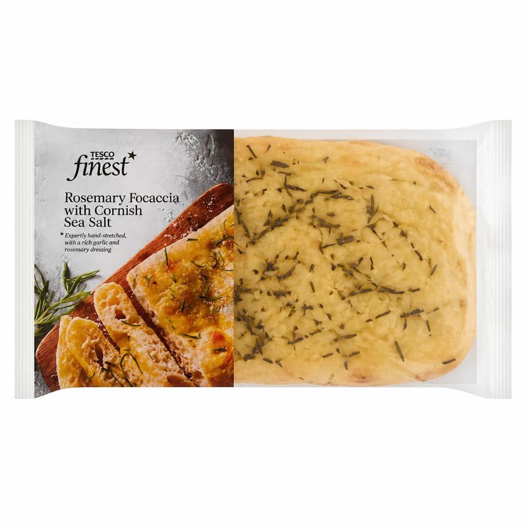 Tesco Finest Rosemary Focaccia with Cornish Sea Salt 280g