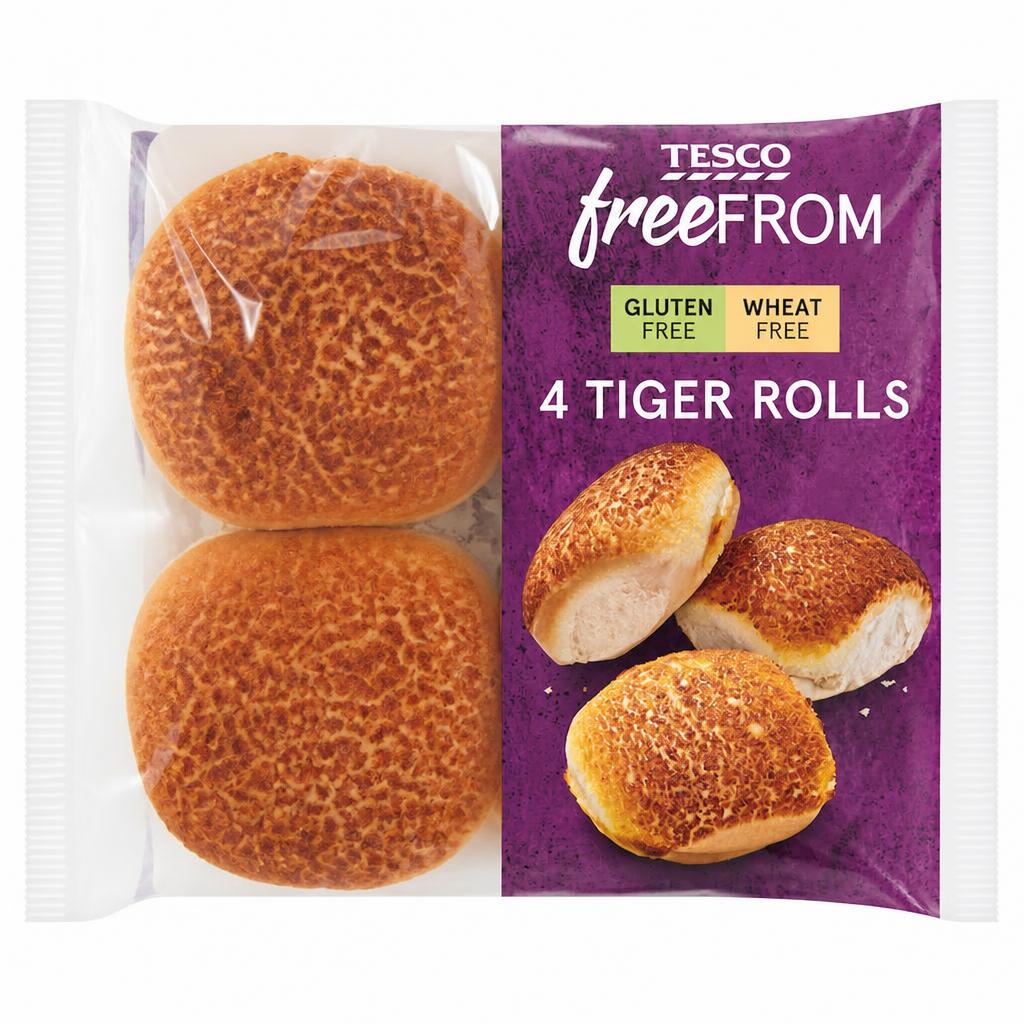 Tesco Free From Tiger Rolls 260g