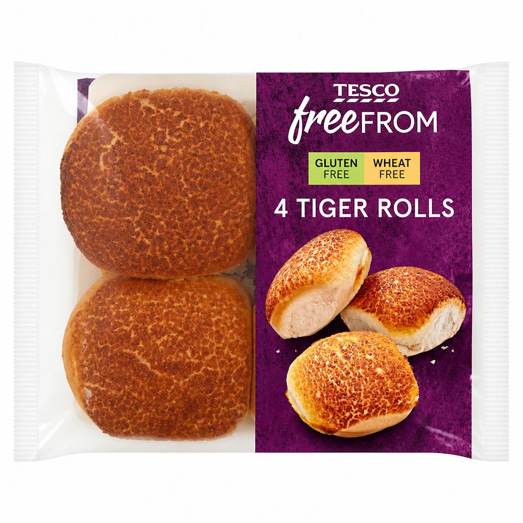 Tesco Free From Tiger Rolls 260g