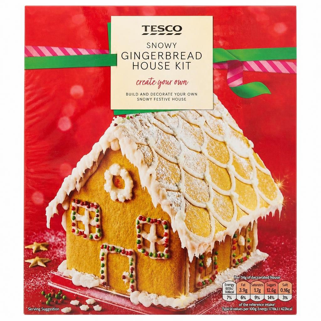 Tesco Create Your Own Gingerbread House 613G