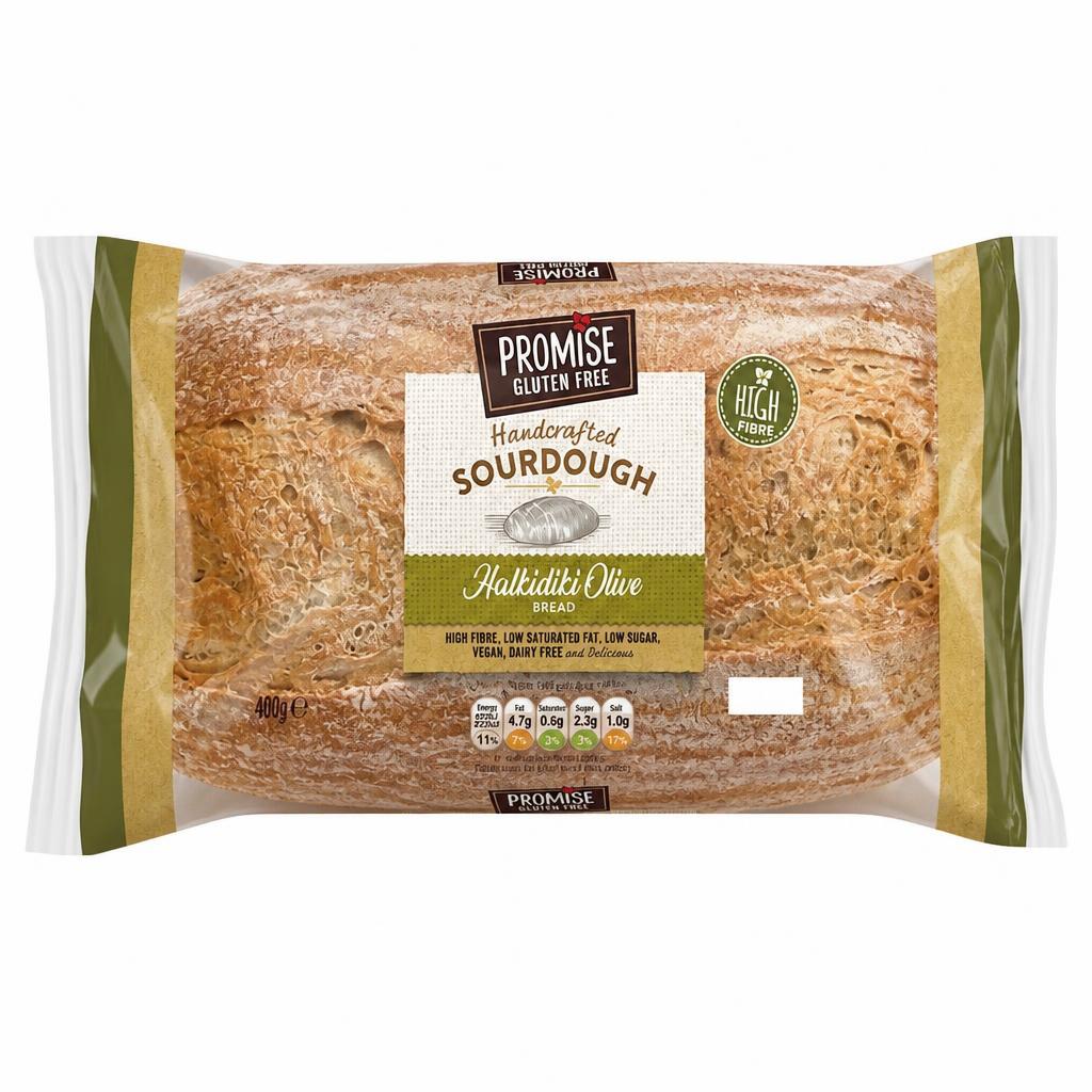 Promise Gluten Free Halkidiki Olive Bread 400g