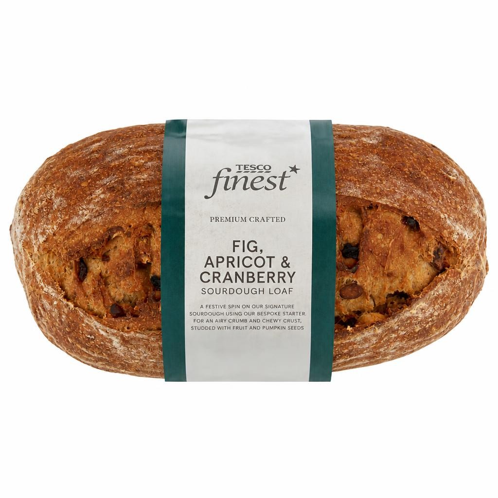 Tesco Finest Fig Apricot & Cranberry Sourdough Loaf 500g