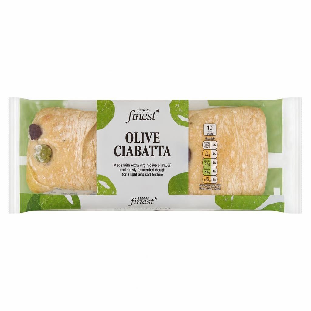 Tesco Finest Olive Ciabatta 270g