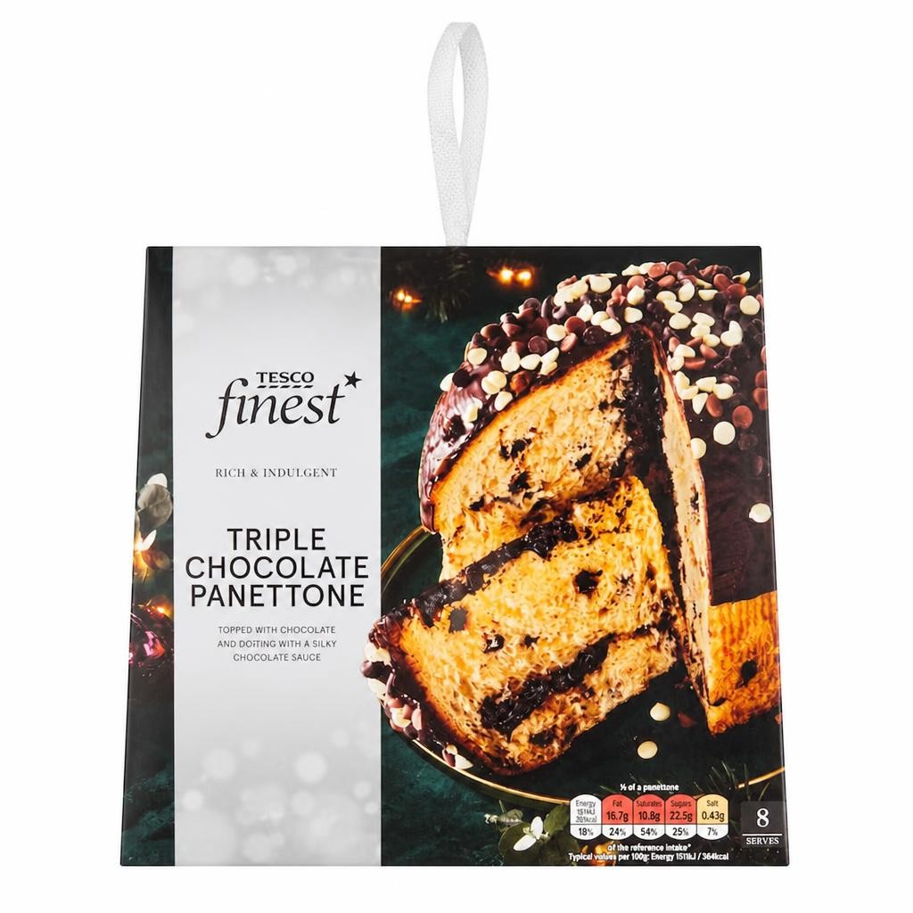 Tesco Finest Triple Chocolate Panettone 750g