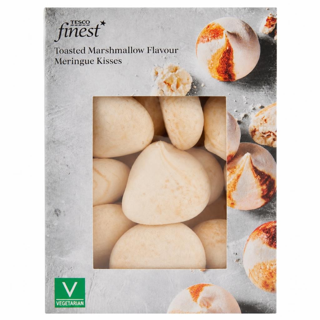 Tesco Finest Toasted Marshmallow Flavour Meringue Kisses 100g