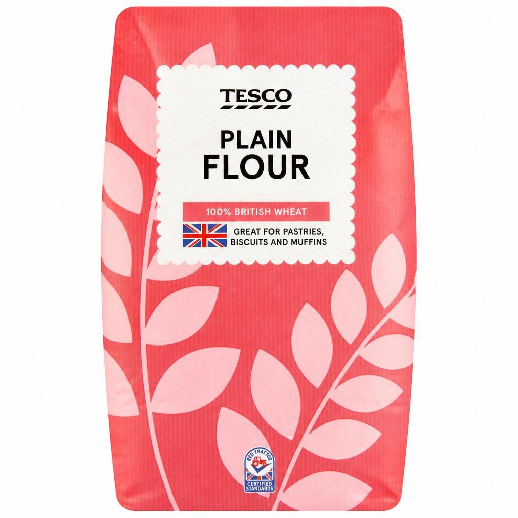 Tesco Plain Flour 1.5Kg