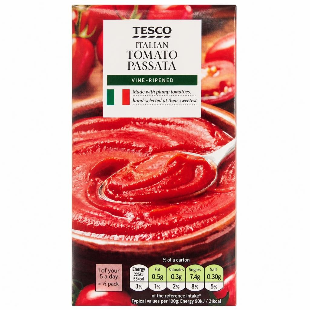Tesco Tomato Passata 500G