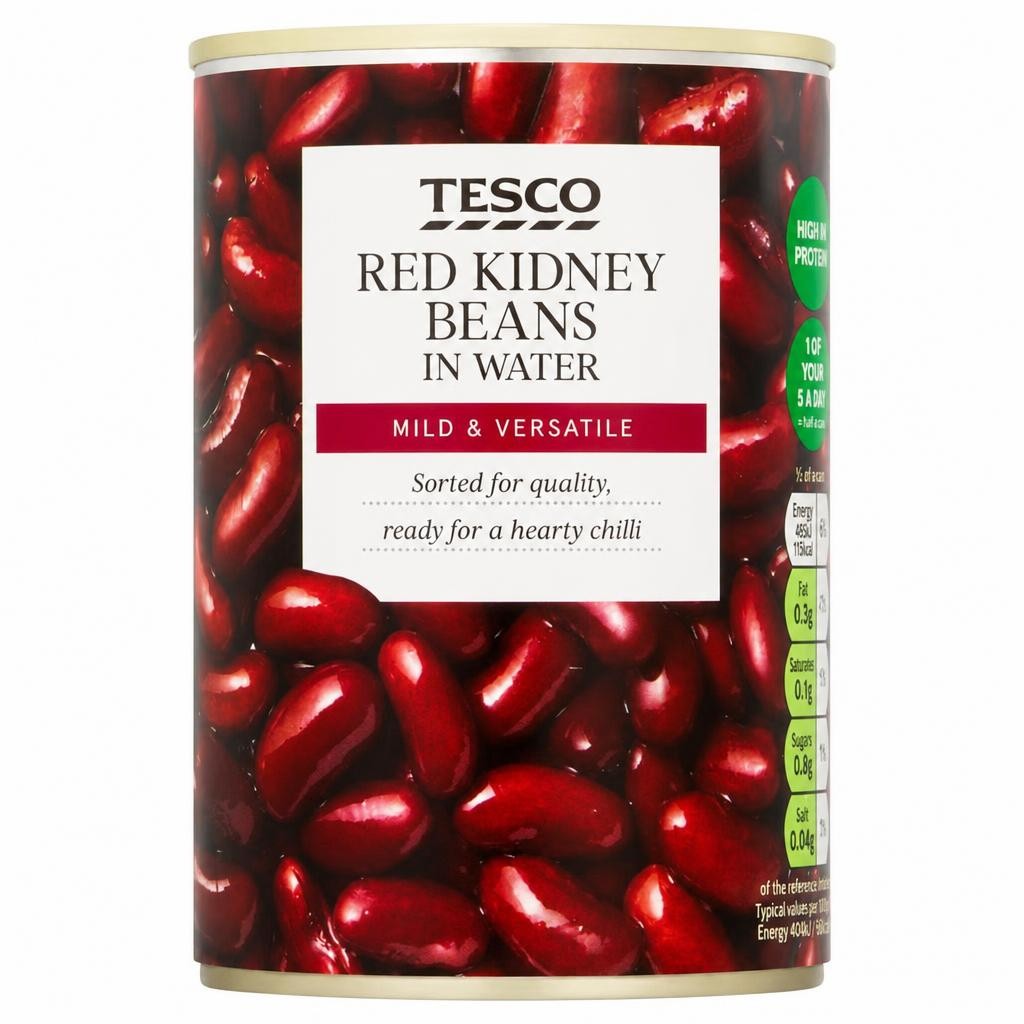 Tesco Red Kidney Beans In Water 400G