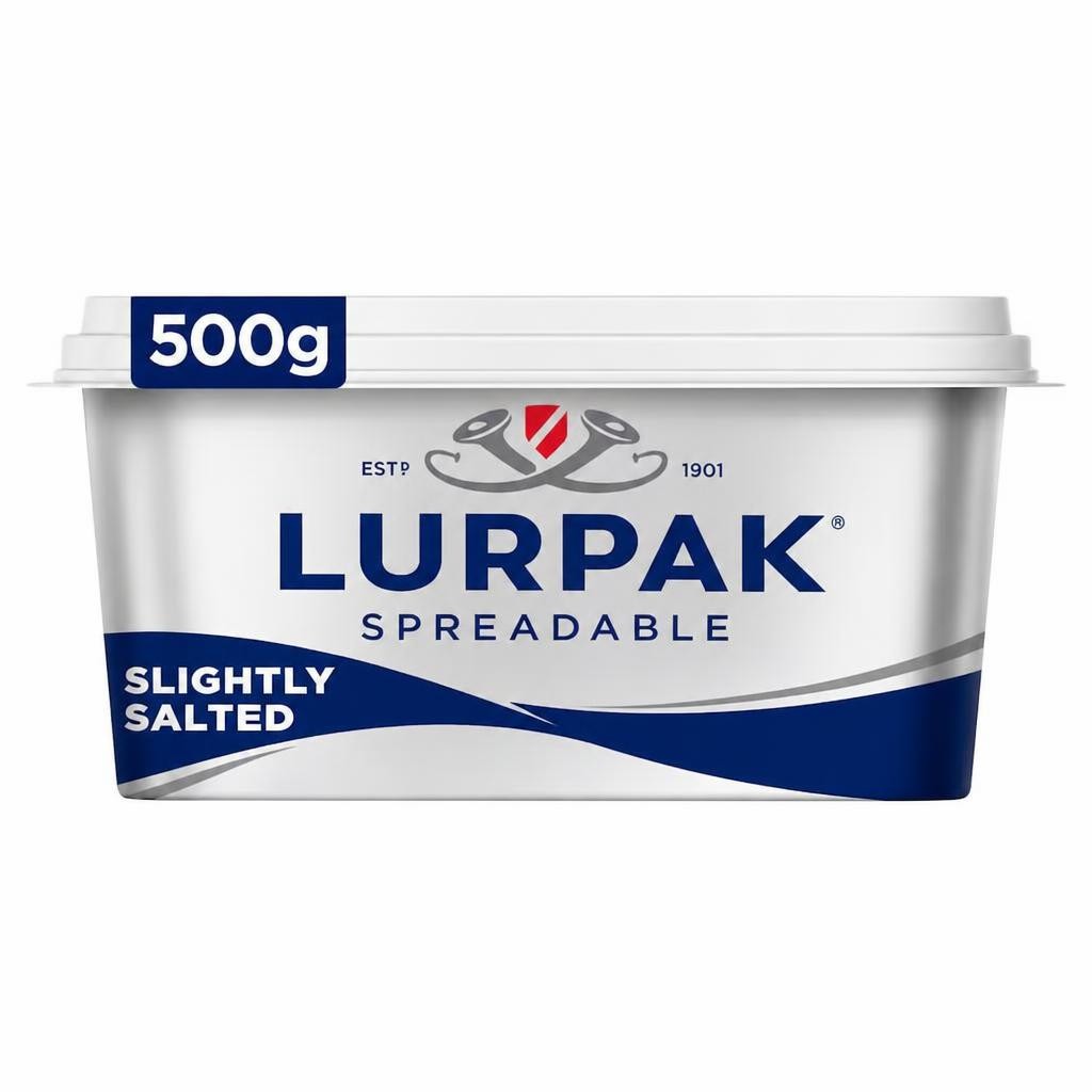 Lurpak Spreadable Slightly Salted 500g