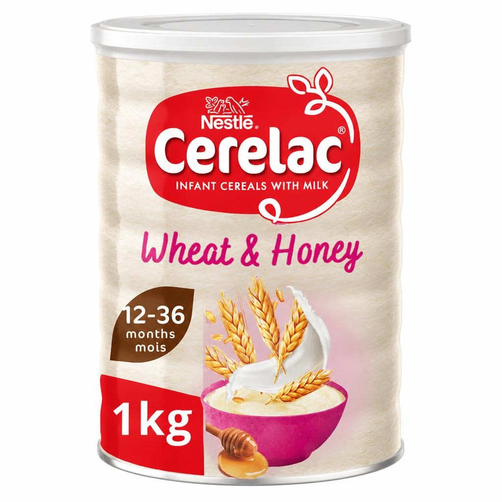 Cerelac Infant Cereals With Milk Honey & Wheat 12+ Months 1kg