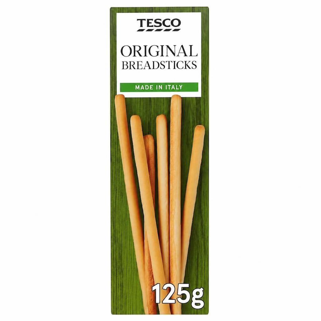 Tesco Original Breadsticks 125G