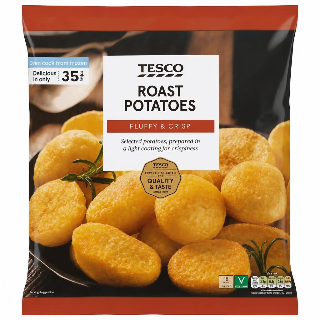 Tesco Roast Potatoes 800G