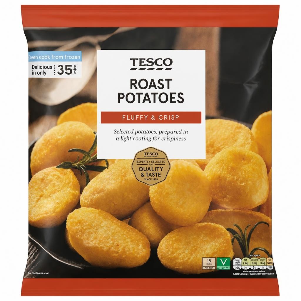 Tesco Roast Potatoes 800G