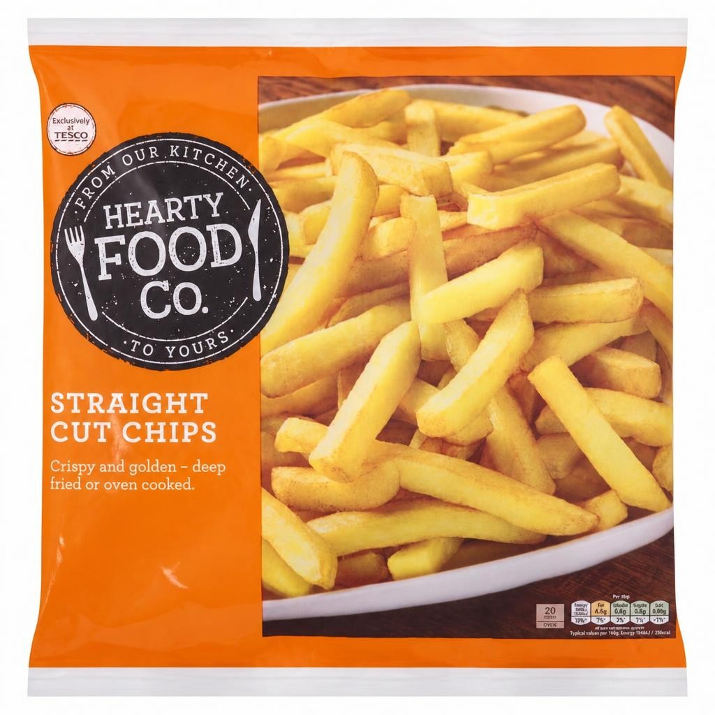 Hearty Food Co Straight Cut Chips 1.5Kg