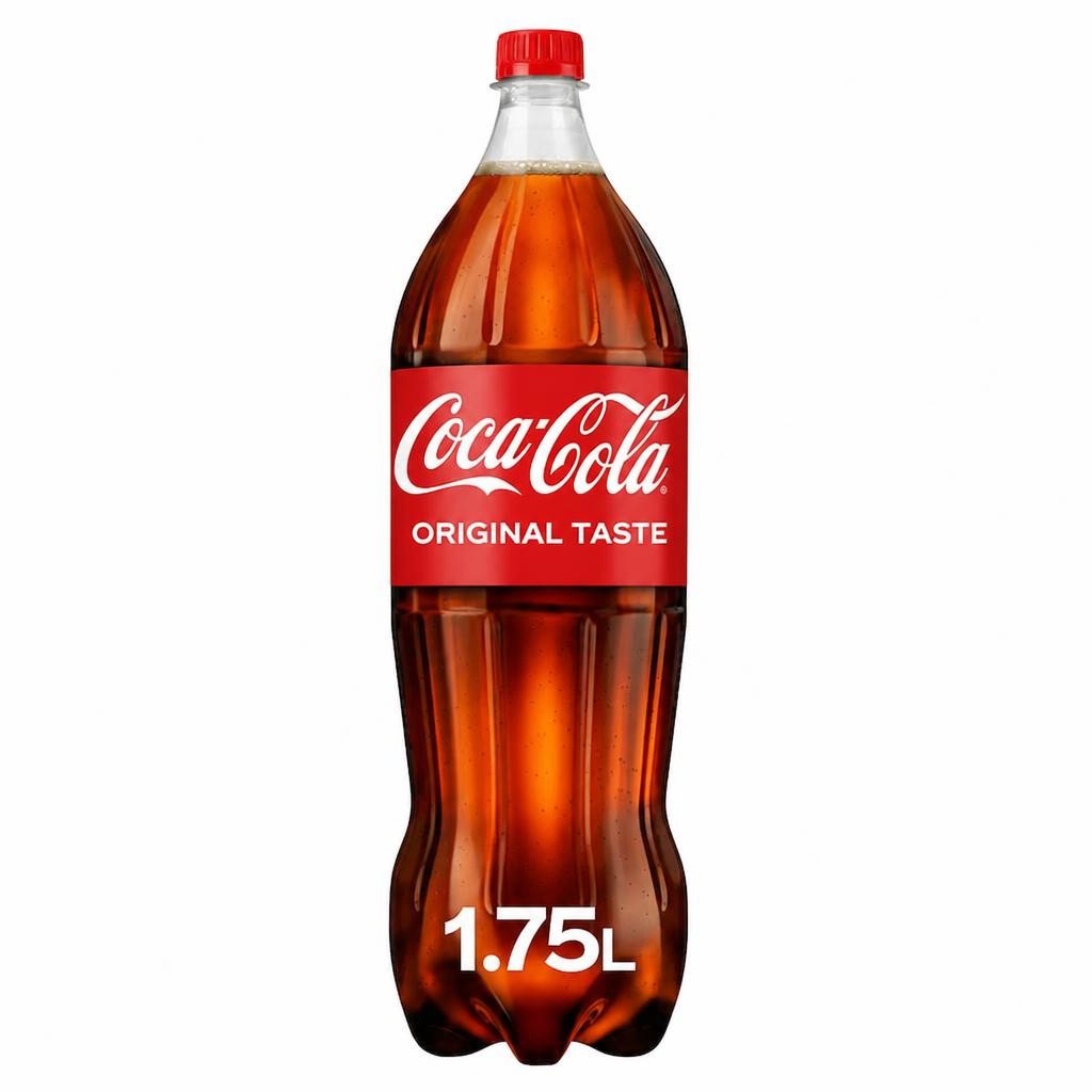 Coca-Cola Original Taste Soft Drink Bottles 1.75L