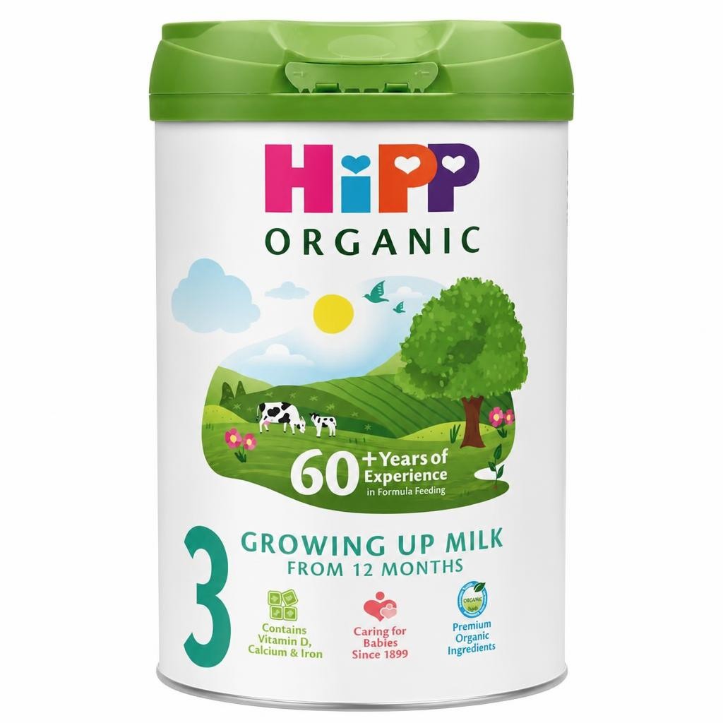 HiPP Organic 3 Growing up Baby Milk Powder Formula, From 12 Months, 800g