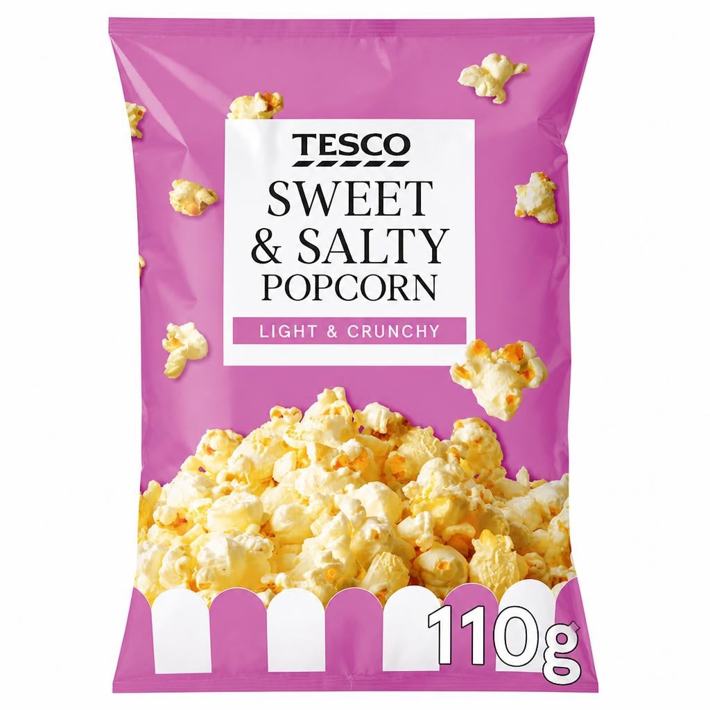 Tesco Sweet & Salted Popcorn 110G