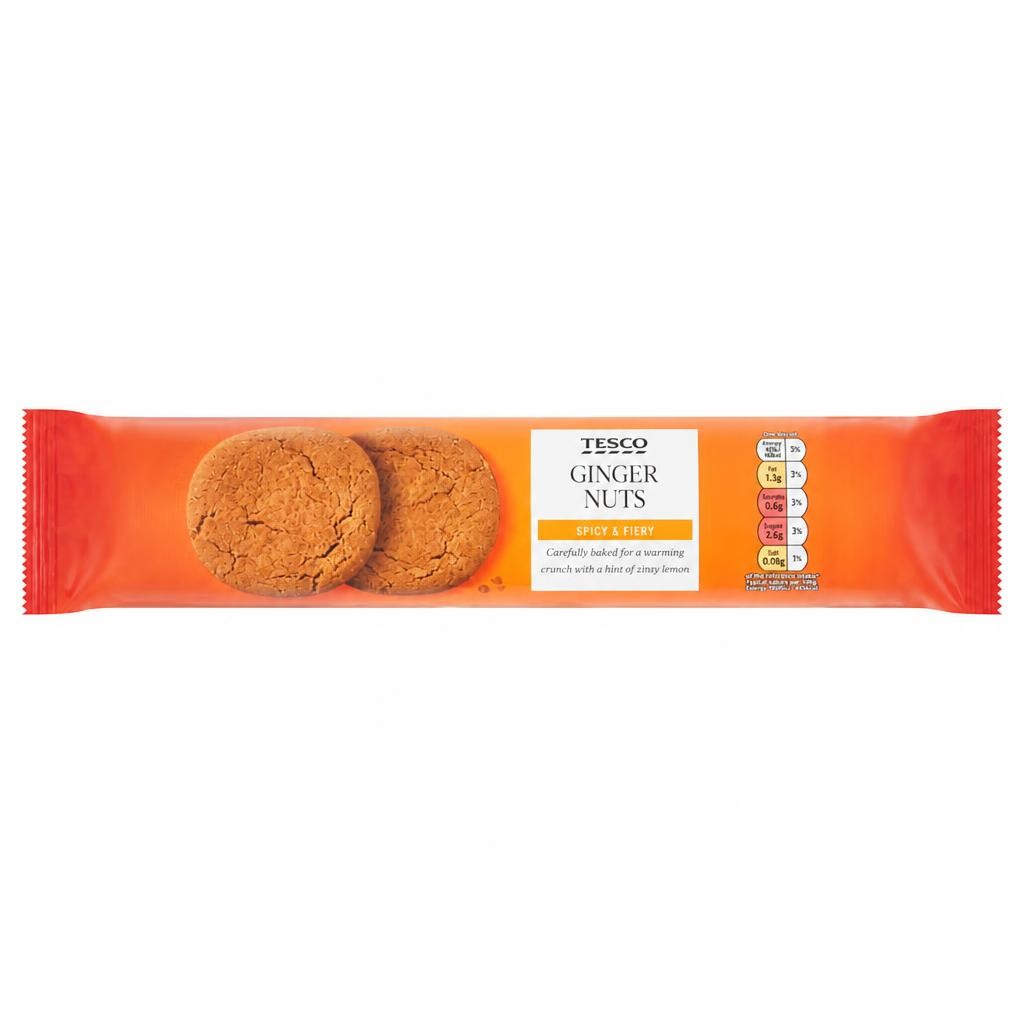 Tesco Ginger Nut Biscuits 300G