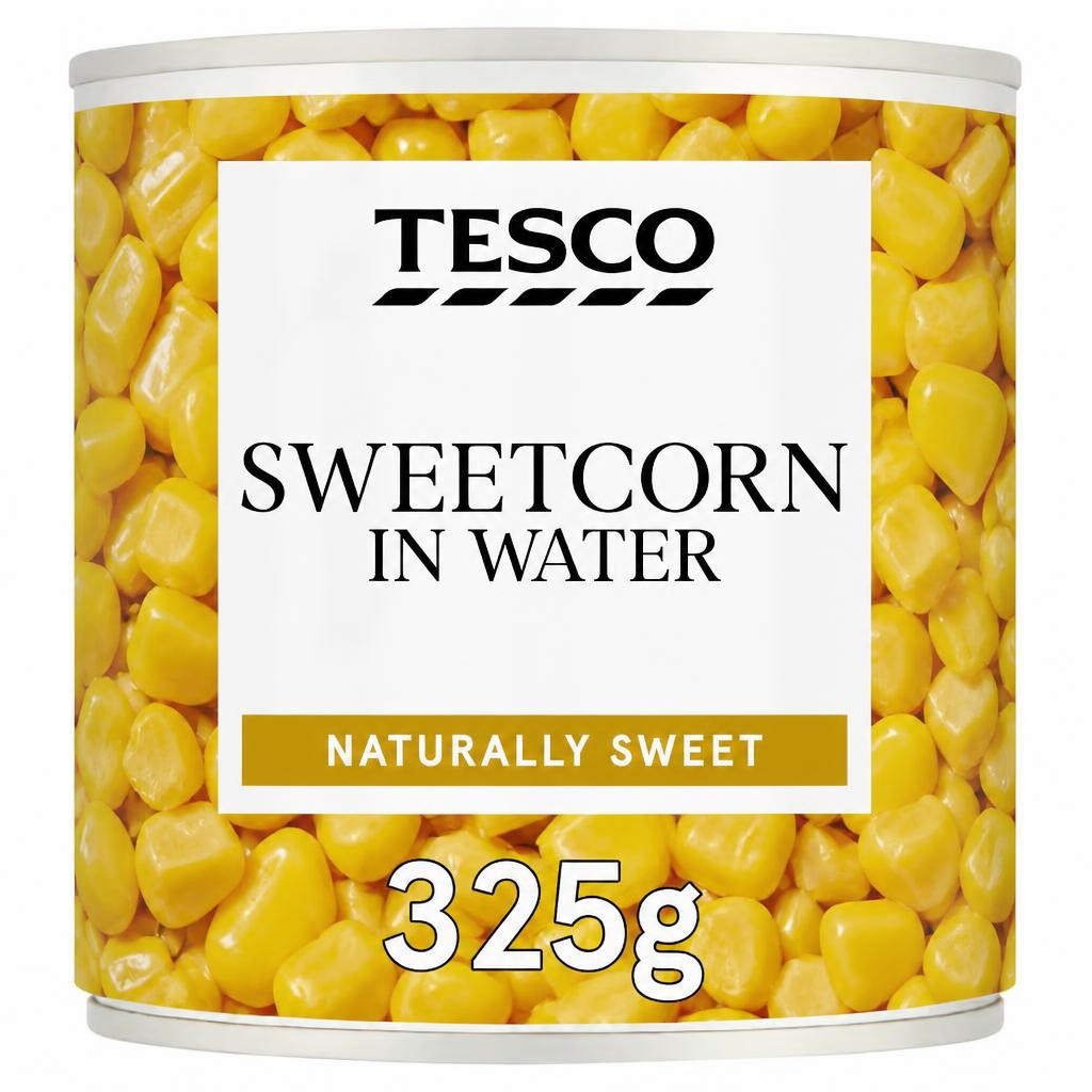 Tesco Naturally Sweet Sweetcorn 325G