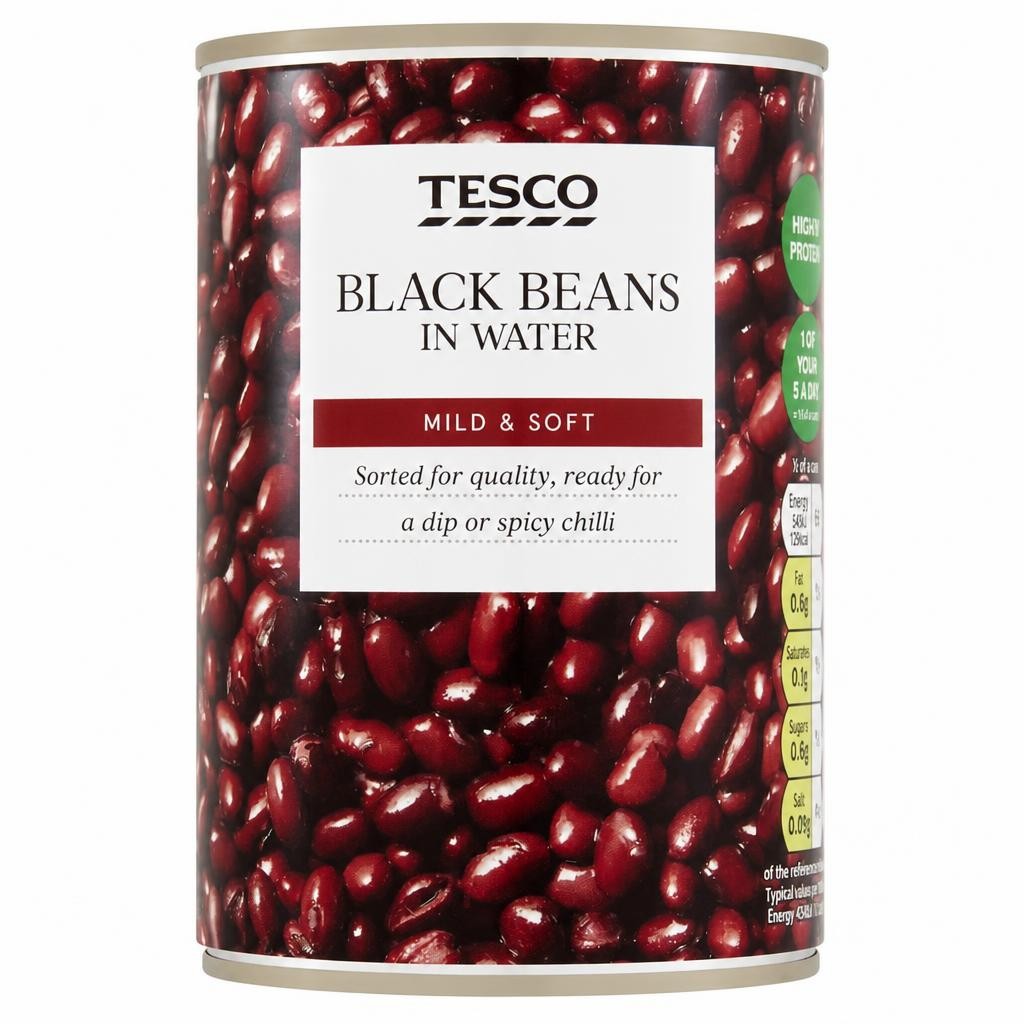 Tesco Black Beans 400G